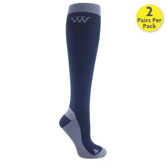 Woof Wear Charcoal Competition Riding Socks