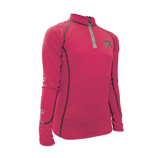 Woof Wear Young Rider Pro Base Layer Berry