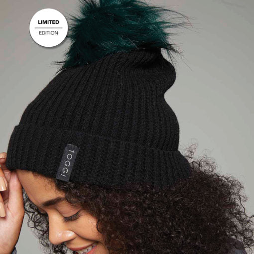 Toggi Black Dual Bobble Hat