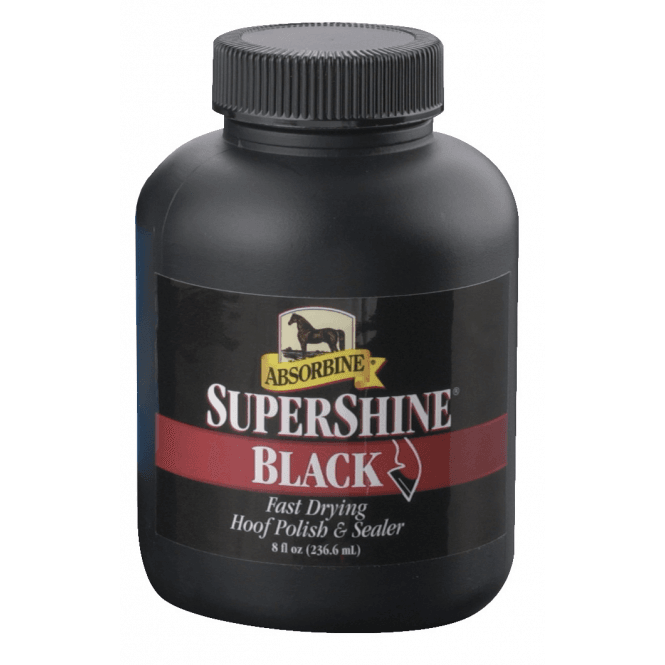 Absorbine SuperShine Black Hoof Polish 236ml