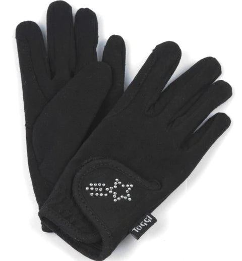 Toggi Childrens Black Gleam Gloves