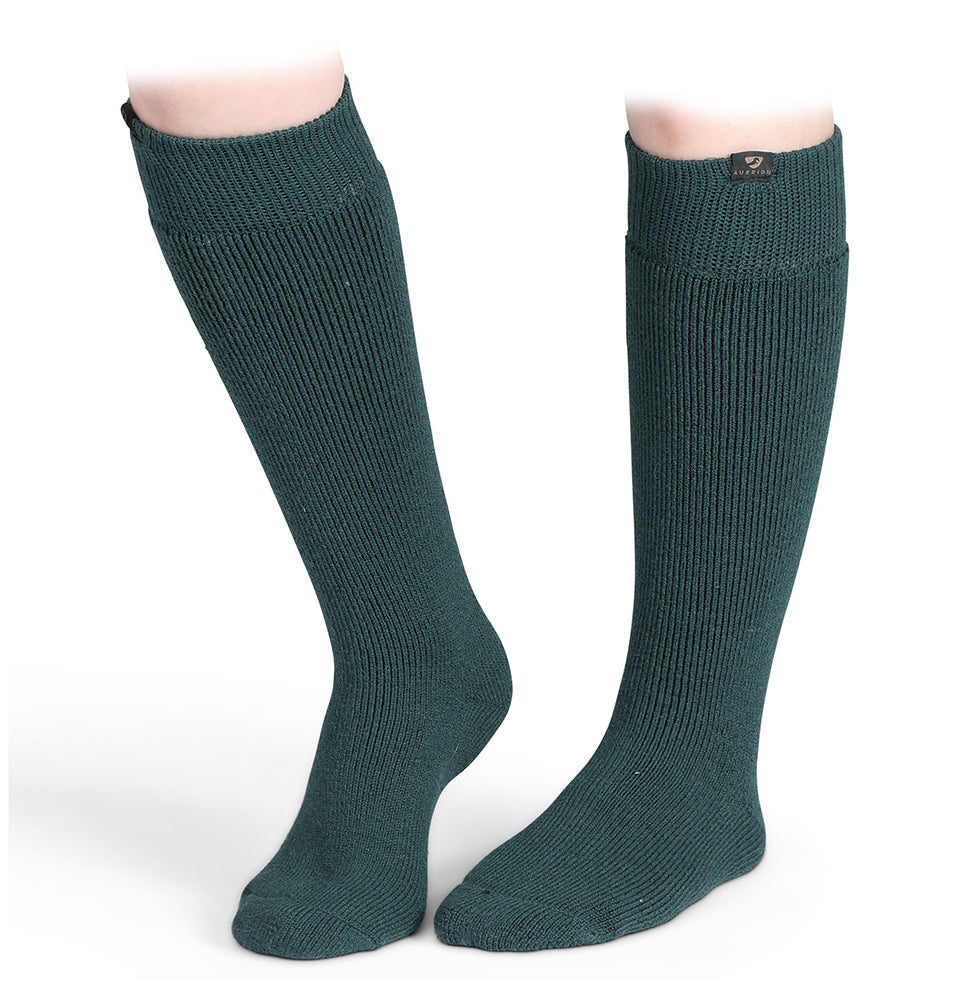 Shires Aubrion Colliers Boot Sock - Dark Green