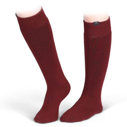 Shires Aubrion Colliers Boot Sock - Wine