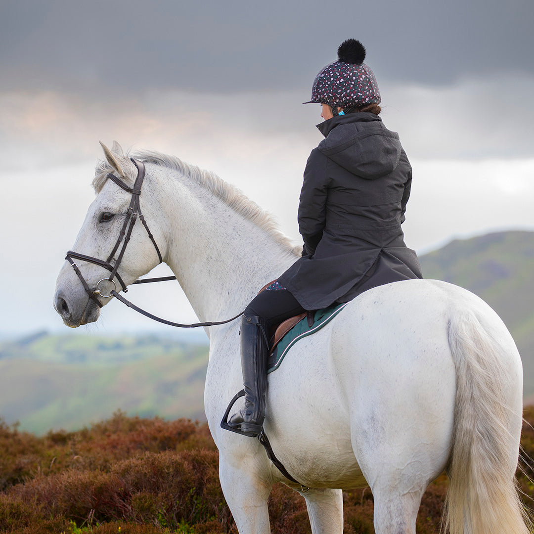 Shires Aubrion Charcoal Hackney Rain Jacket