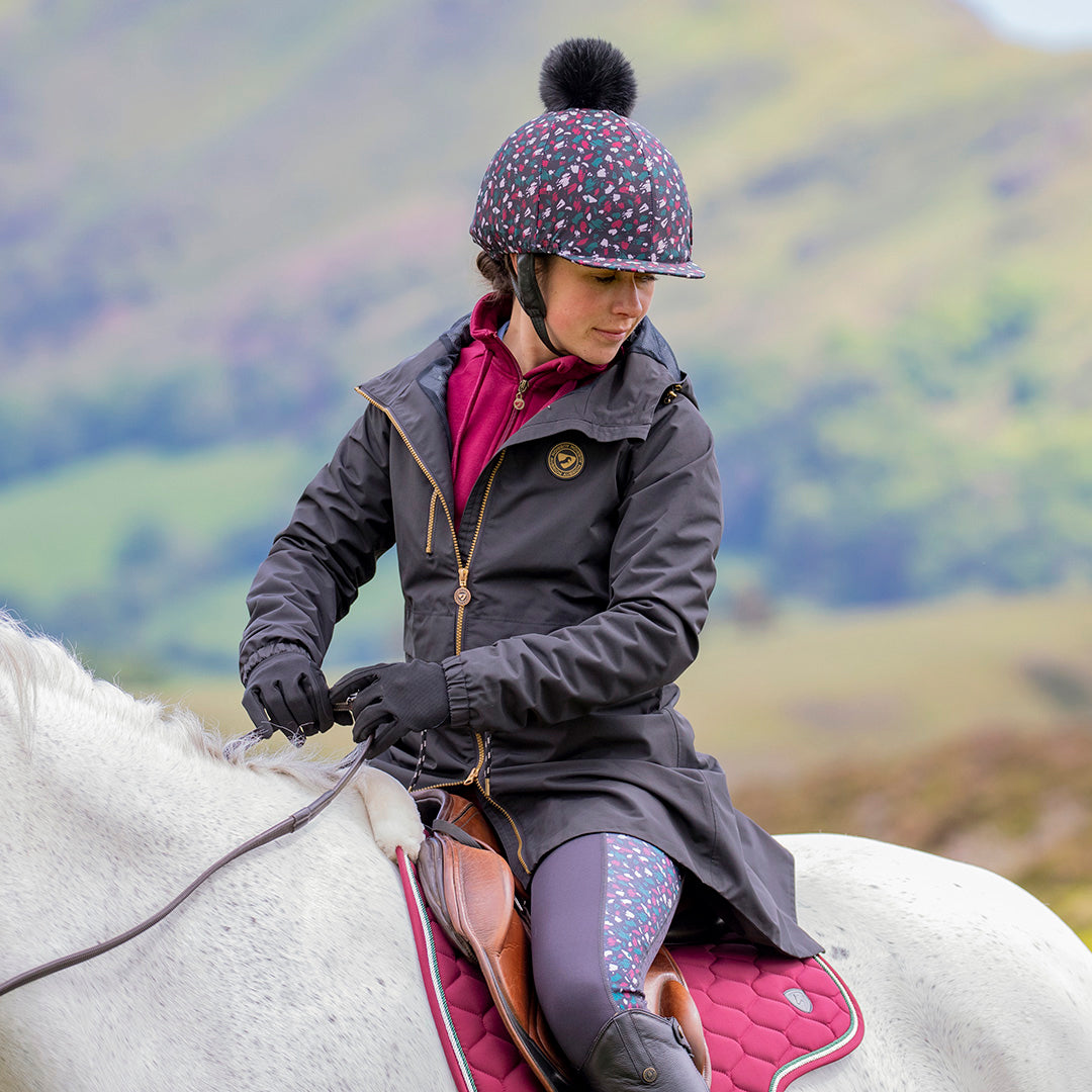 Shires Aubrion Charcoal Hackney Rain Jacket