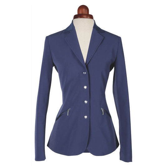 Shires Aubrion Navy Oxford Ladies Show Jacket