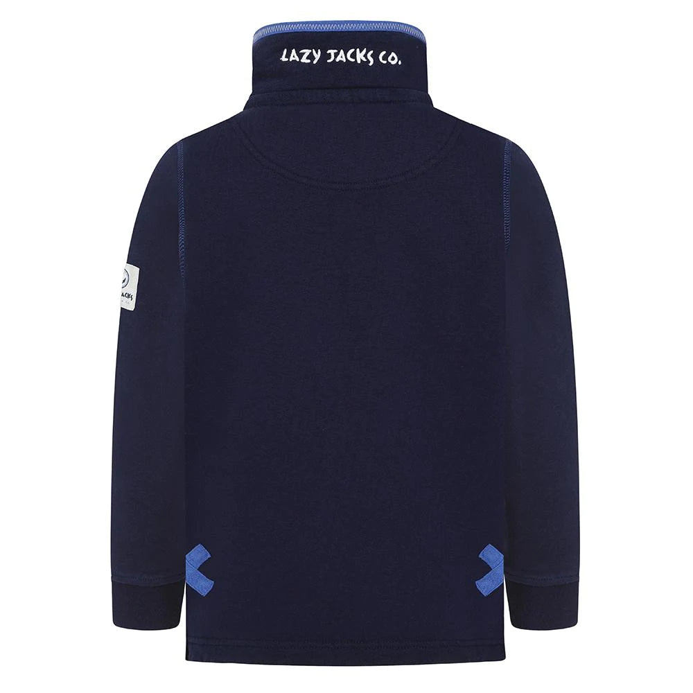 Lazy Jacks 1/4 Zip Sweatshirt Marine