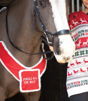 Equetech Red Santa's Helper Breastplaste