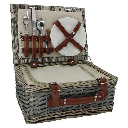 Small 2 Person Chipwood Hamper.