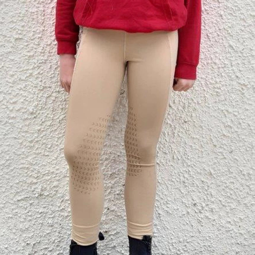 Cameo Childrens Beige Riding Tights