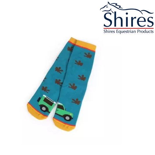 Shires Childs Tikaboo Socks - Car