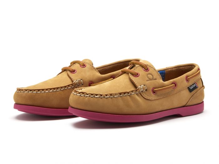 Chatham Pippa II G2 Tan/pink Deck Shoe