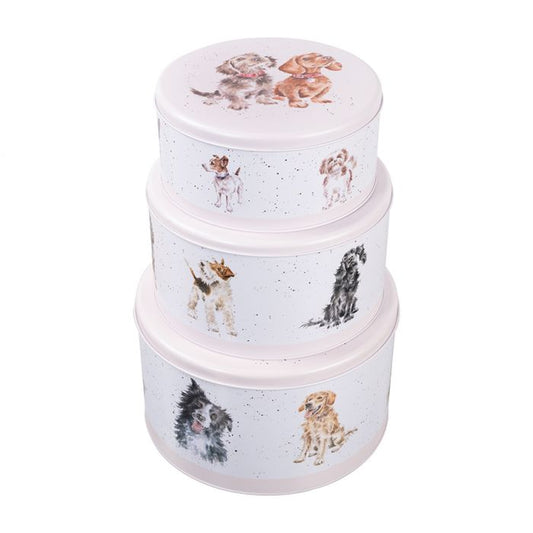 Wrendale Cake Tin Nest - Dogs