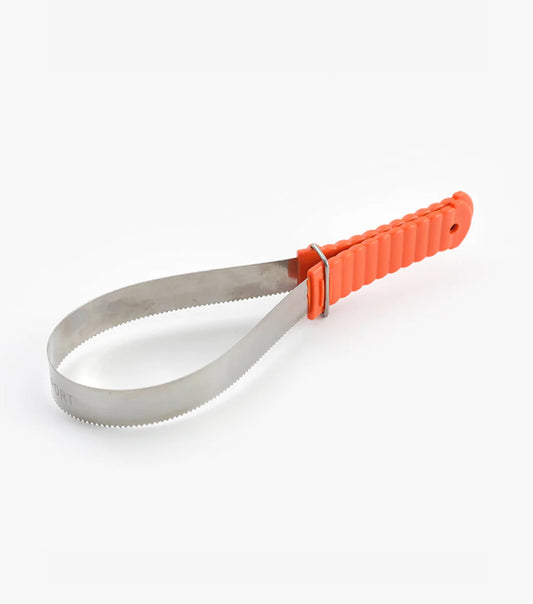 Premier Equine Orange Flexi Metal Sweat Scraper & Shedding Tool