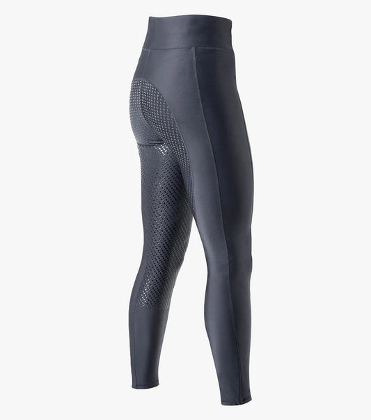 Premier Equine Ladies Hattina Gel Full Seat Arthracite Riding Tights