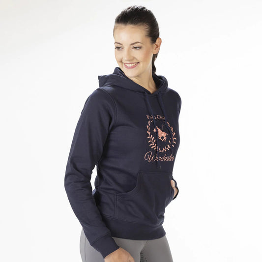 Hkm Adults Hoody Classic Polo Deep Blue