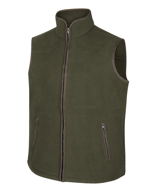 Hoggs Of Fife Green Woodhall Fleece Gilet