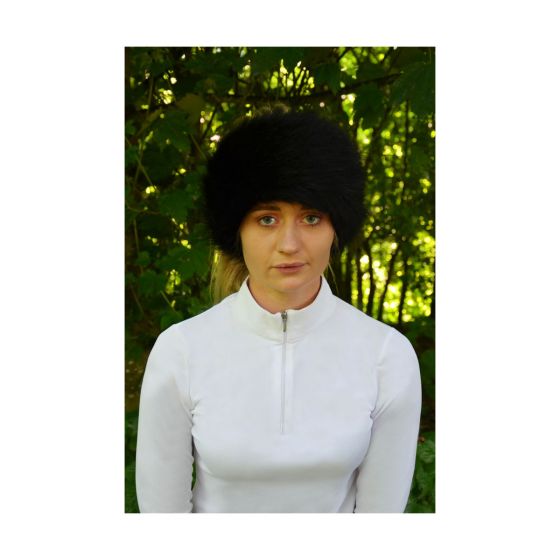 Hy Fashion Fleece Lined Faux Fur Head Band