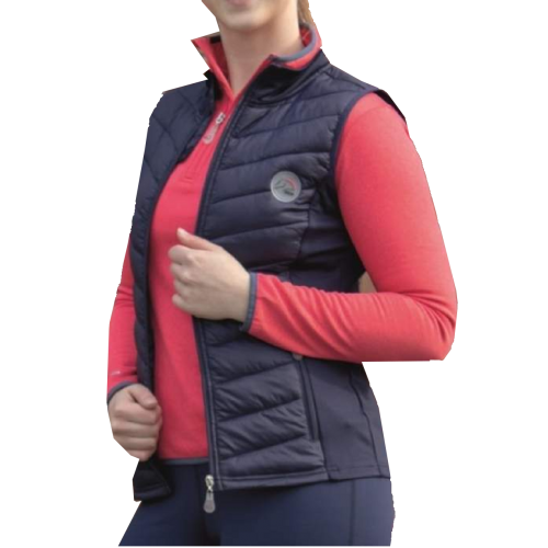 Hkm Jersey Navy Gilet Deep Blue