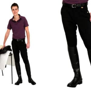 Rugged M3 Black Breeches Alos Seat