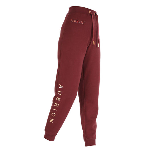 SHIRES 8535 AUBRION TEAM JOGGERS-MAIDS BURGUNDY.