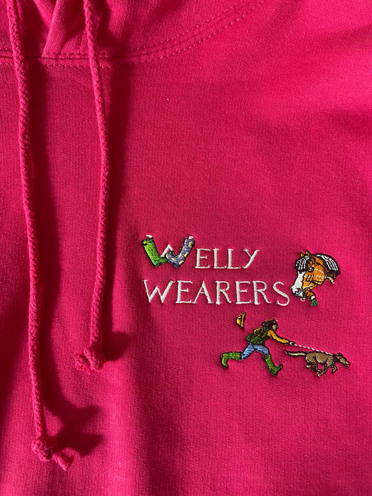 Welly Wearers Hoody PINK