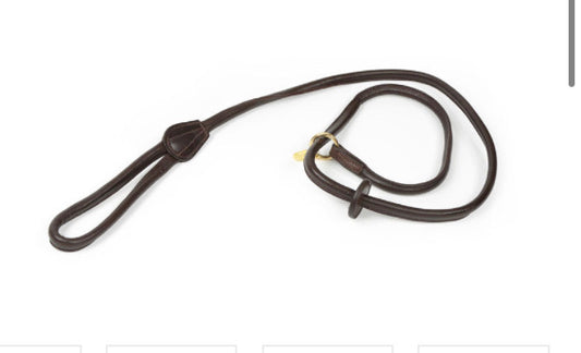 Digby & Fox Rolled Leather Slip Lead