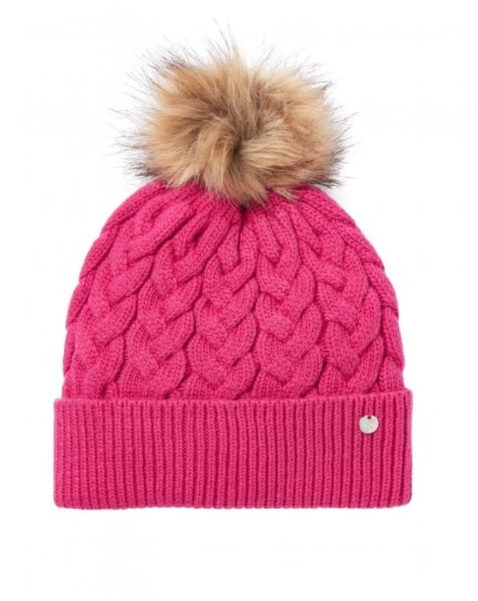 Joules 215450 Elana Hat Colour Ruby Pink One Size