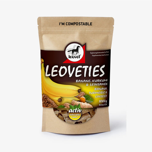 Leoveties Banana, Turmeric & Linseed 1kg