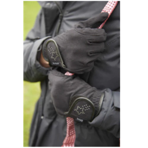 Toggi Childrens Black Gleam Gloves