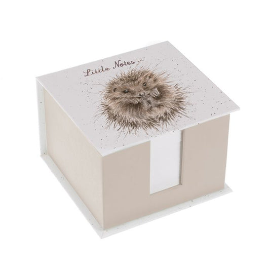 Wrendale Little Notes Memo Block - Hedgehog