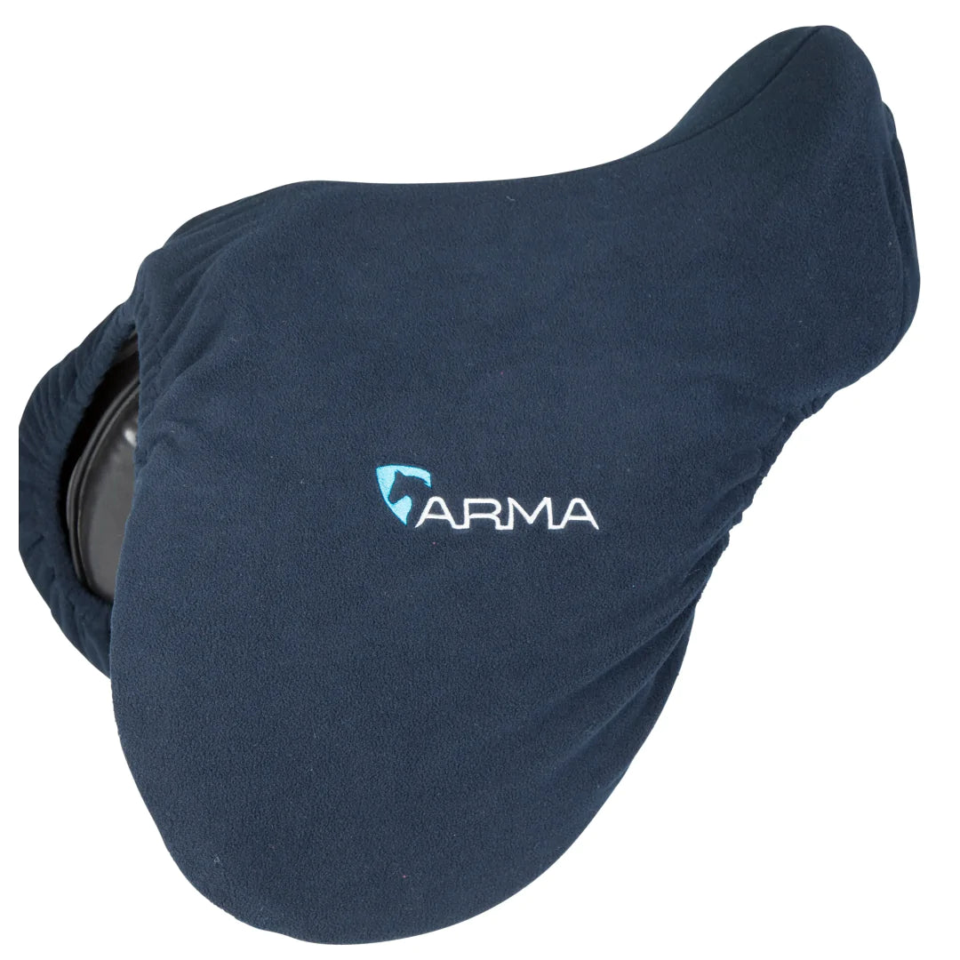 Shires Arma Navy Fleece Saddle Cover