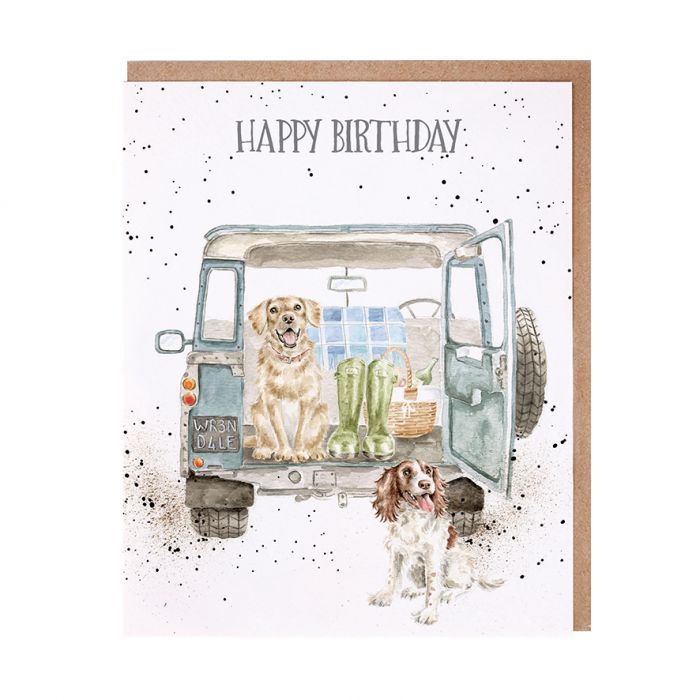 Wrendale 'Barking Birthday' Card