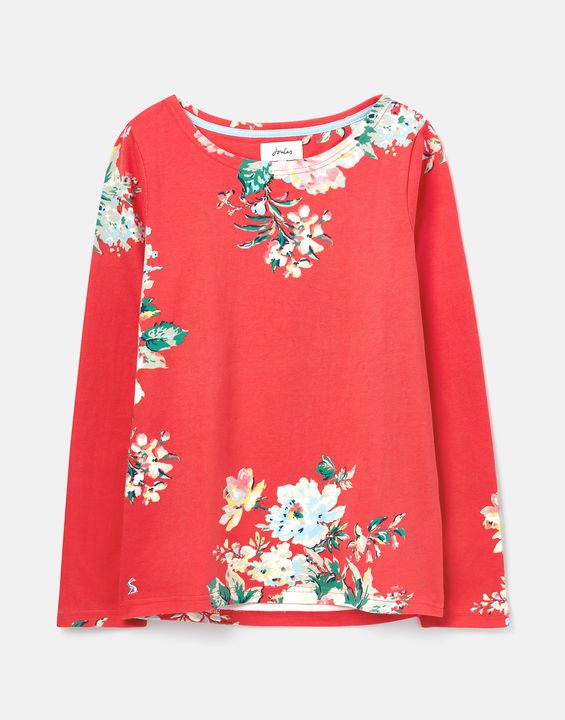 JOULES 216774 HARBOUR PRINT PINK FLORAL.