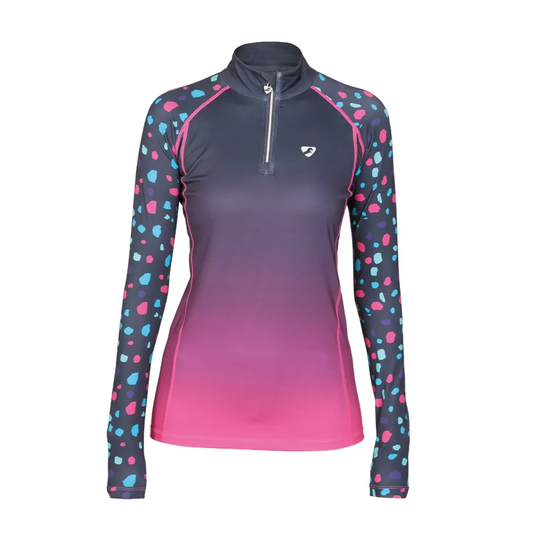 Shires Aubrion Hyde Park Pink Spot XC Shirt