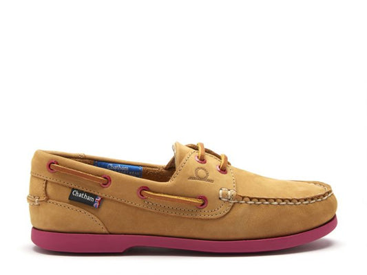 Chatham Pippa II G2 Tan/pink Deck Shoe