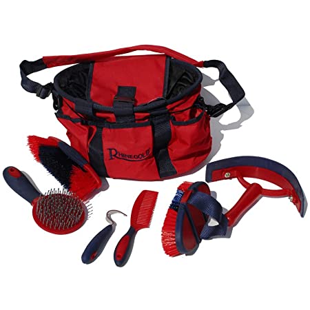 Rhinegold Complete Grooming Bag Red/Navy