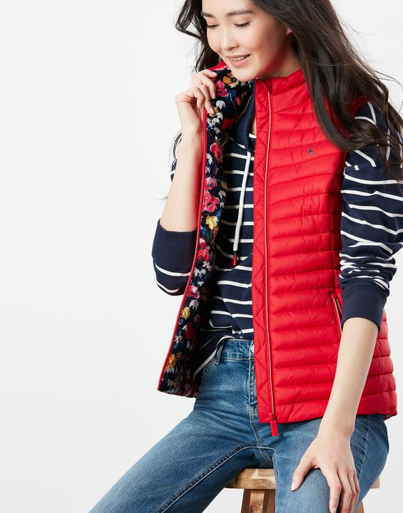 Joules Snug Gilet 214868 Red