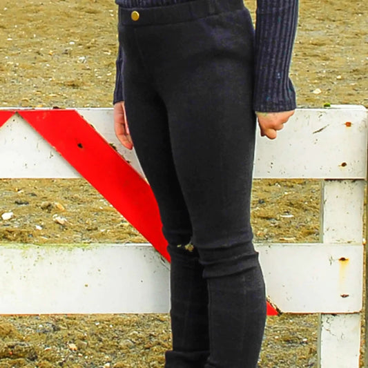 Rhinegold Childs Black Pull On Jods