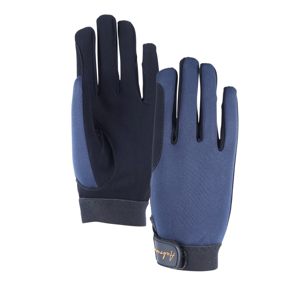 Shires Aubrion Team Navy Blue Winter Riding Gloves