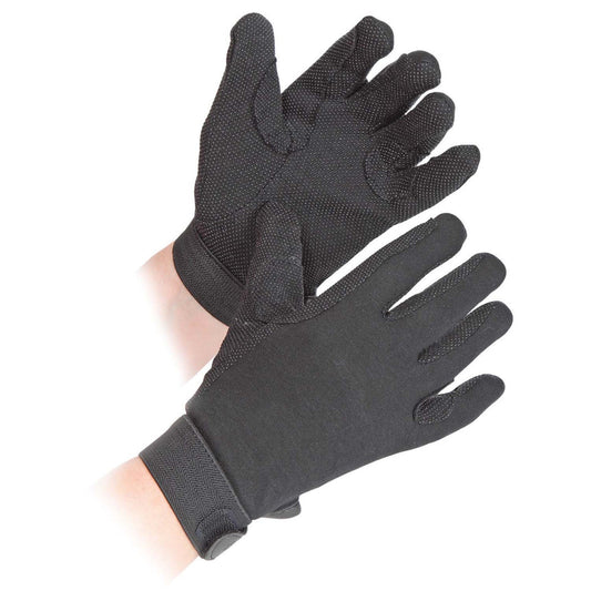 Shire Black Adults Newbury Gloves