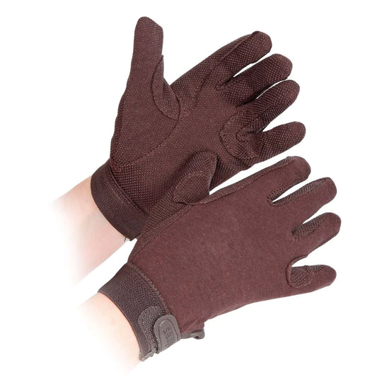 Shire Brown Adults Newbury Gloves