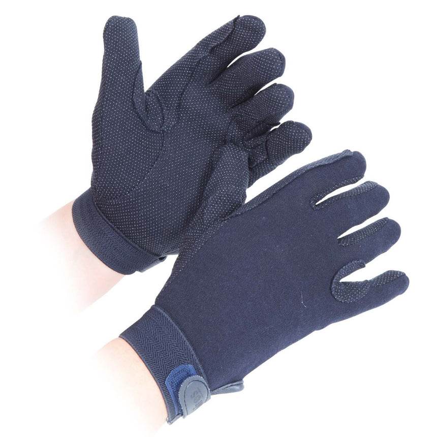 Shires Navy Childrens Newbury Gloves