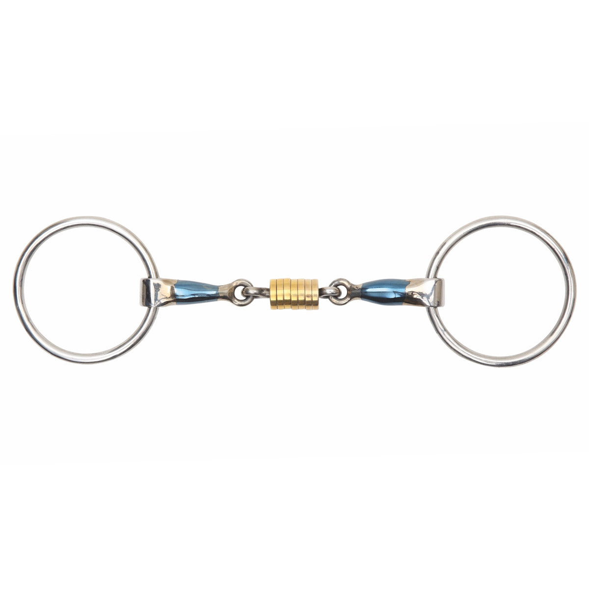 Shires Blue Sweet Iron Loose Ring With Roller Bit