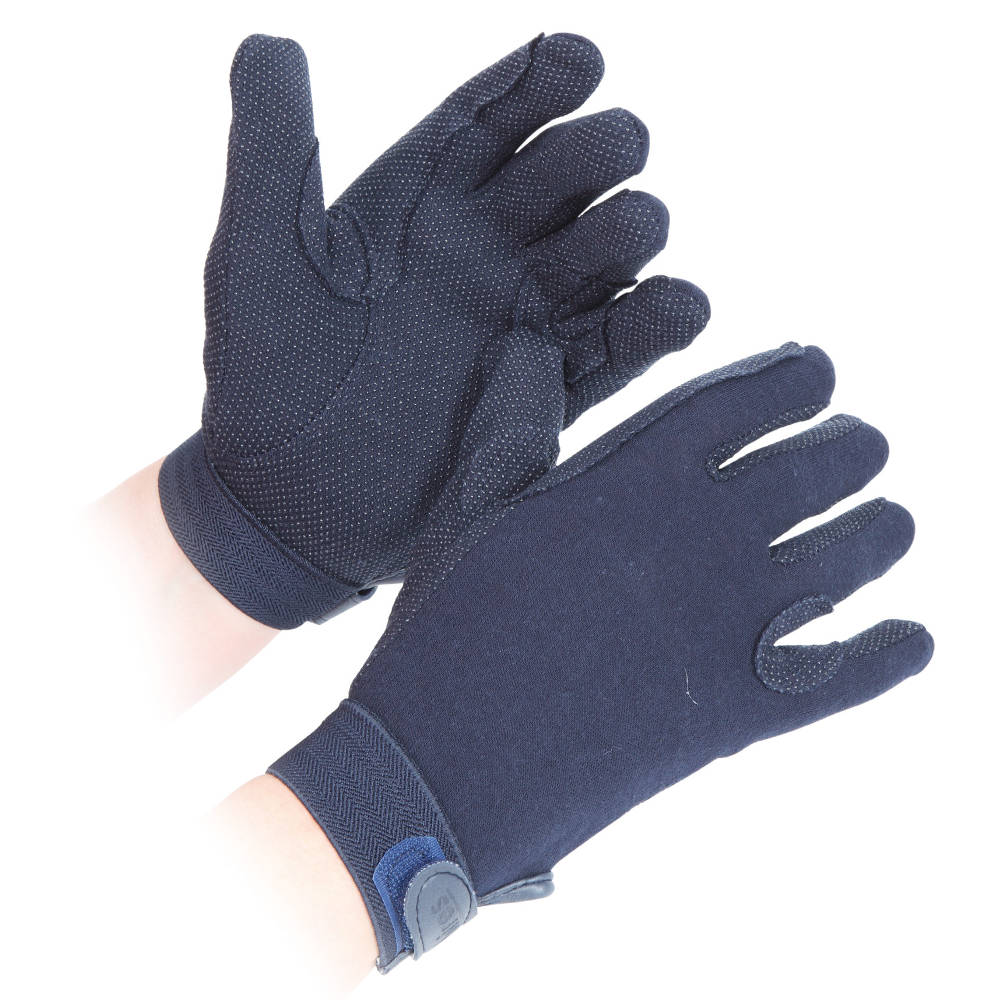 Shires Navy Adults Newbury Gloves
