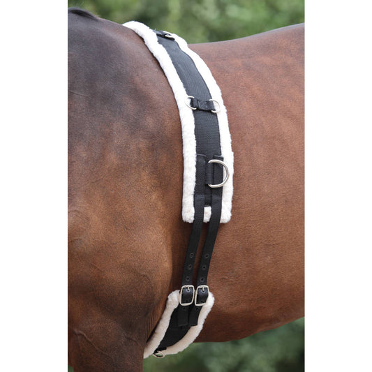 Shires Black Nylon Roller With Fleece Padding