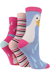 Wild Feet Goose 3 Pack Of Socks