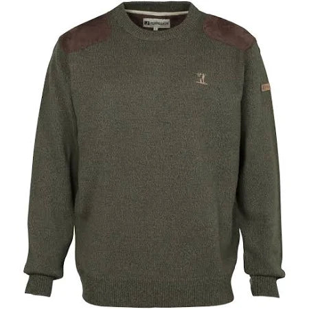 Percussion Boys Khaki V-Neck Hunting Sweater