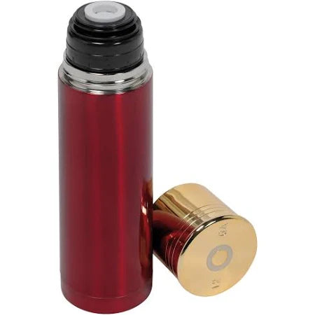 Prohunt Red Thermos Cartridge Shaped Flask