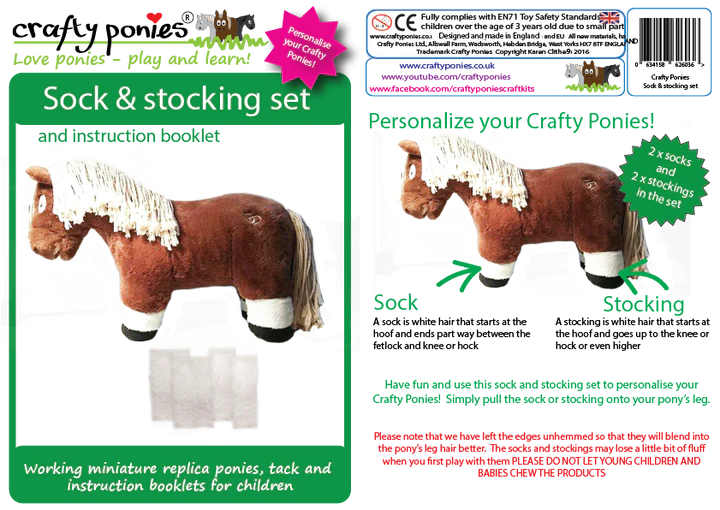 Crafty Pony Sock And Stocking Set